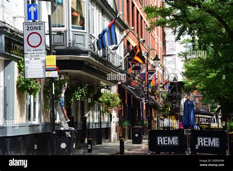 Manchester Gay Village Stock Photo Alamy