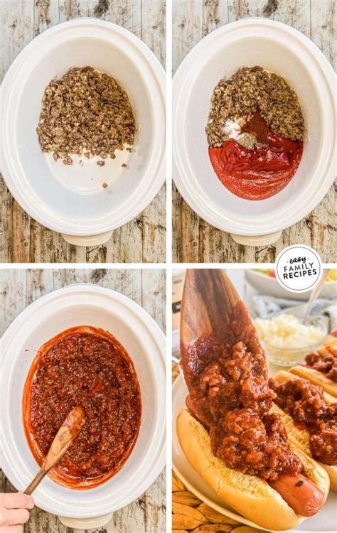 Crock Pot Hot Dog Chili · Easy Family Recipes