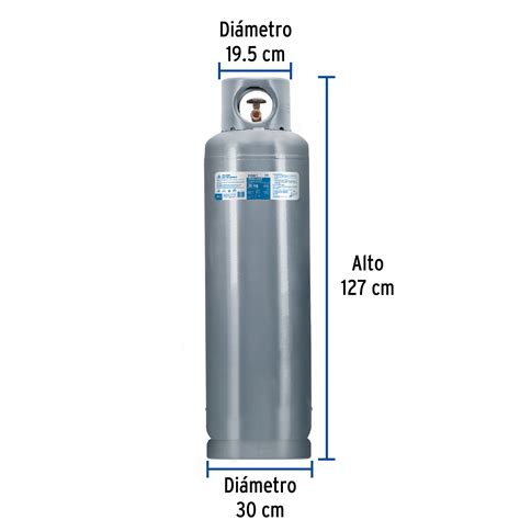 Cilindro portátil para gas LP 30kg 66lb Foset 45891