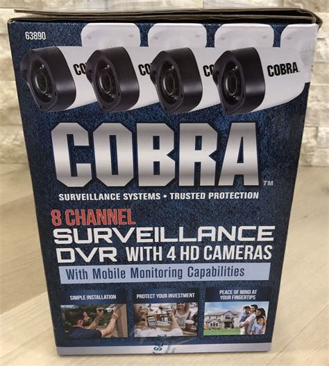 Cobra Channel Security Camera System Hd Cameras Dvr