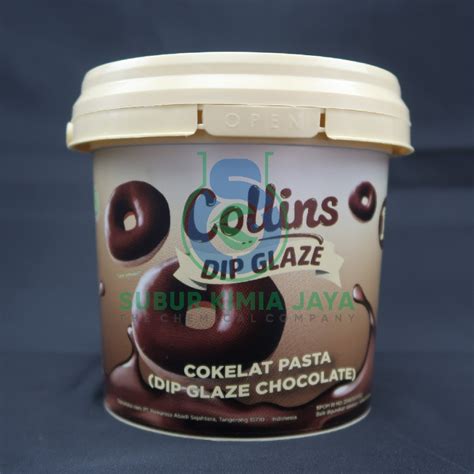 Jual Collins Dip Glaze Dark Chocolate 1 Kg Topping Pasta Rasa Coklat