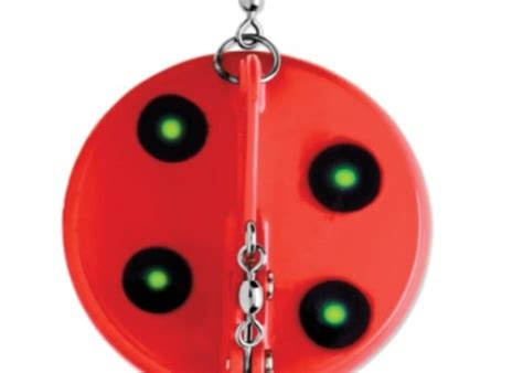 Luhr Jensen Dipsy Diver Flo Redchart Uvchrome Bottom