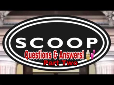 Avakin Life Scoop Questions Answers Scoop Event PART TWO YouTube