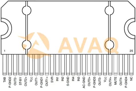 Tda Amplifier Pinout Datasheet Equivalents Circuit Off