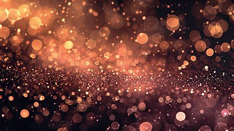 Abstract Blur Gold Glitter Sparkle Defocused Bokeh Light Background