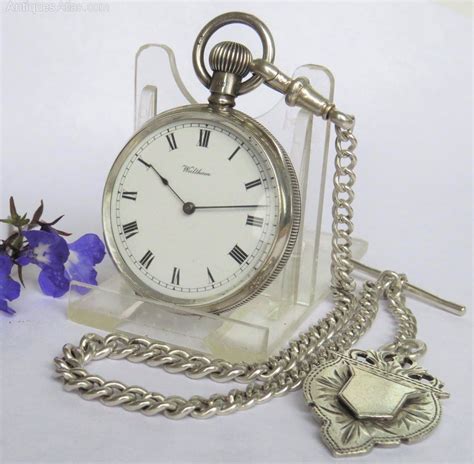 Antiques Atlas Ladies Antique Silver Waltham Fob Watch And Chain Fob