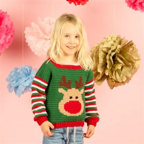 Reindeer Jersey de niños Patrones Hobbii es