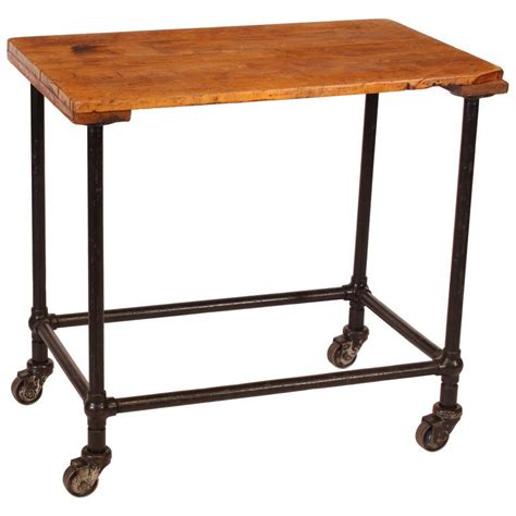 Authentic Vintage Industrial Rolling Printing Table or Cart - SOLD ...