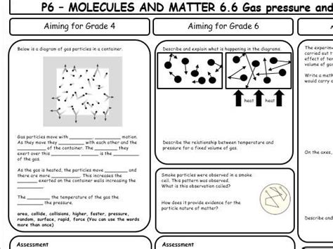 Aqa Gcse 9 1 Physics P6 Revision Sheets Differentiated Teaching