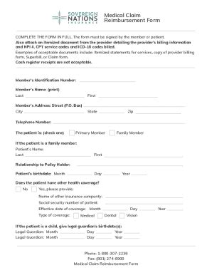 Fillable Online Sni Critical Illness Claim Form Fax Email Print Pdffiller