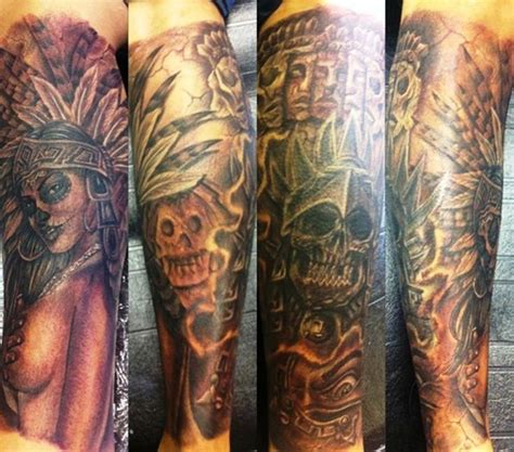 Aztec Armband Tattoos Aztec Leg Tattoo Leg Tattoo Men Aztec Tattoo