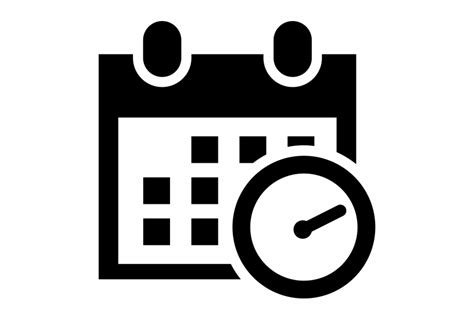 Texas State Records Retention Schedule Schedule Icon Black Clip Art