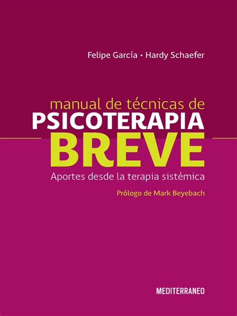 Manual De Tecnicas De Psicoterapia Breve 2015 Completo Pdf