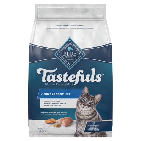 Save on BLUE Tastefuls Indoor Adult Dry Cat Food Chicken & Brown Rice ...