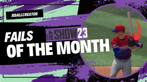 Best Fails And Funny Moments Of The Month Mlb The Show 23 1 Youtube