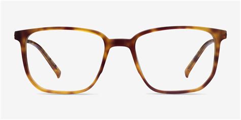 Pattern Rectangle Tortoise Glasses For Men Eyebuydirect