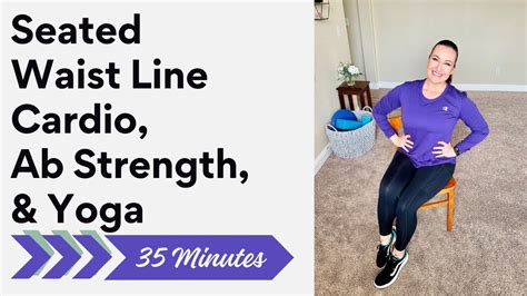 Seated Cardio Core Strength Min Low Impact Chair Workout For