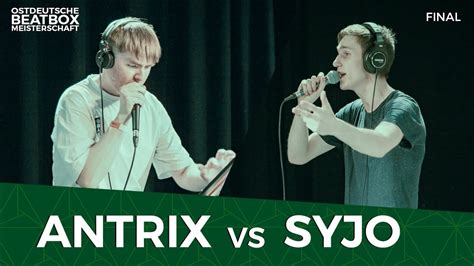 ANTRIX VS SYJO Loop FINAL East German Beatbox Championship 2022