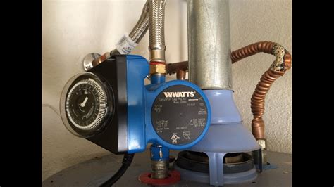 Diagram Of Recirculating Pump Installation Water Hot Pump Sy