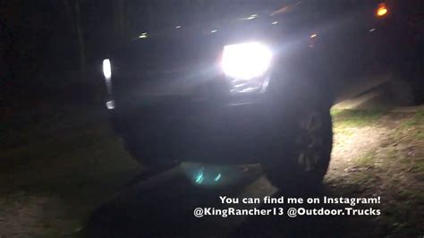 Ford F 250 Led Lights For Amp Research Steps Youtube