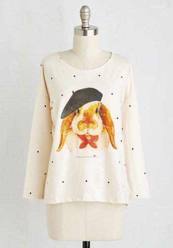 Little Bunny Frou Frou Top Mod Retro Vintage Sweaters