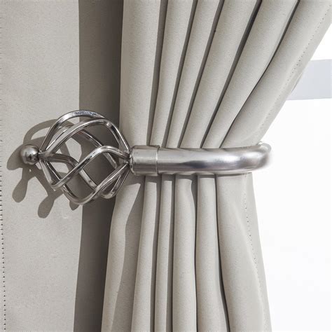 Home Harmony® Bird Cage Finial Telescopic Extendable Curtain Pole Set