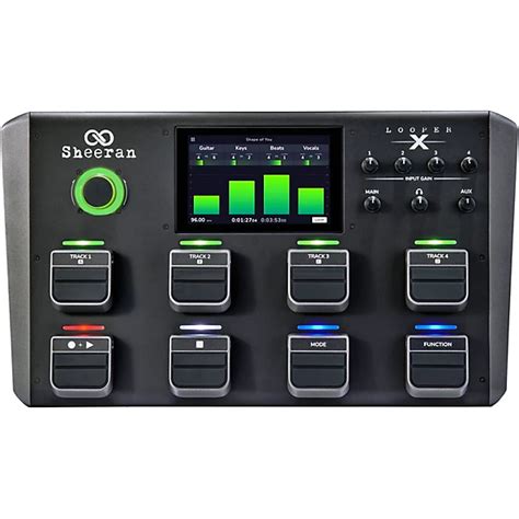 Sheeran Looper Looper X Multi Track Looper Workstation Black Guitar