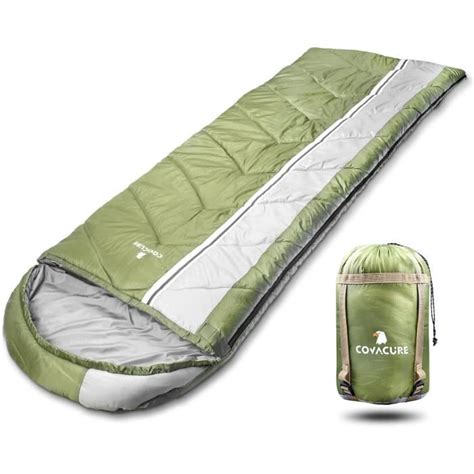 COVACURE Sac de Couchage Adulte Compact léger imperméable Chaud