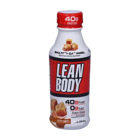 Lean Body 40g Protein Shake Salted Caramel Shop Diet And Fitness At H E B