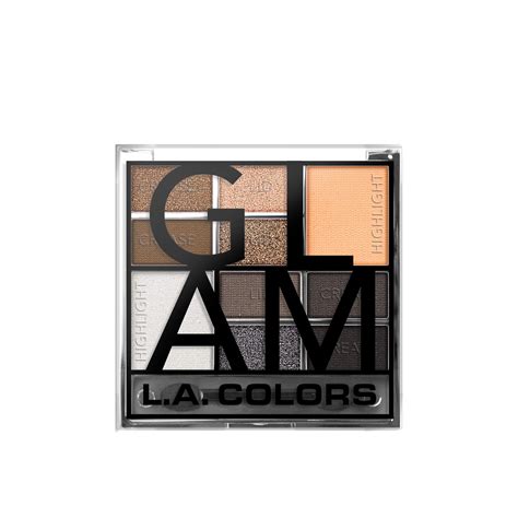 Buy L A Colors Color Block Eyeshadow Palette Ces137A Cool Glam 16G Oman