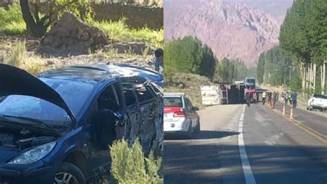 Cómo fue el choque en Alta Montaña de un camión y un auto que terminó