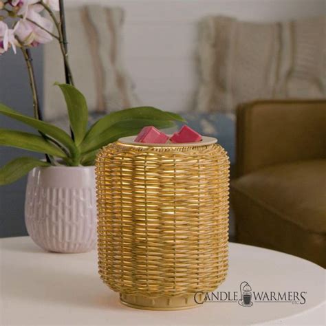 Wicker Lantern Illumination Fragrance Warmer Candle Warmers Video