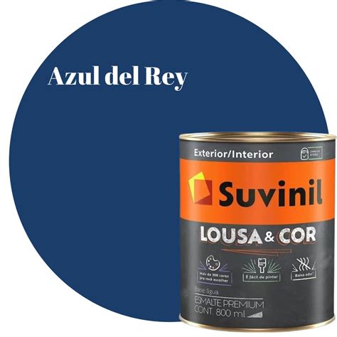 Tinta Lousa E Cor Azul Del Rey Suvinil Para Parede Metal E Madeira