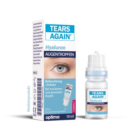 Augenspray TEARS AGAIN bei trockenen Augen und Sandkorngefühl