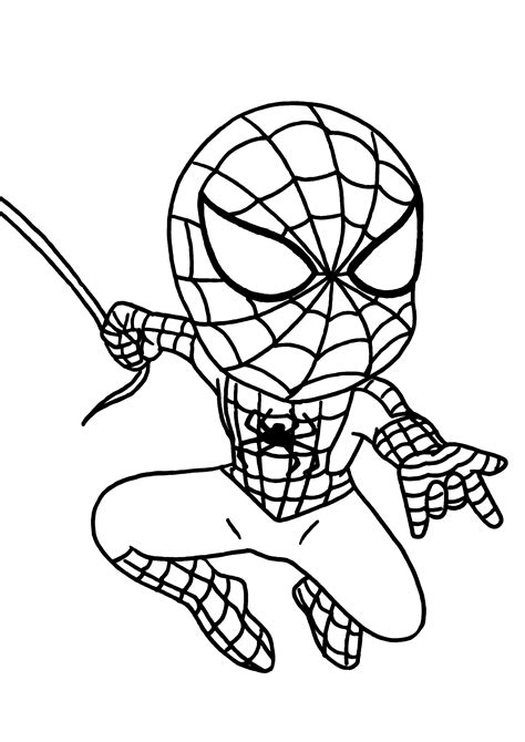 Dibujos De Spiderman Para Colorear Imprimir Superh Roe En L Nea