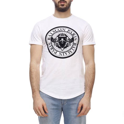 Lyst Balmain T Shirt Men In White For Men