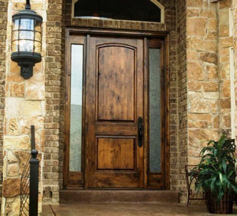 36x96 Tuscany Rustic Style Knotty Alder Entry Door With Sidelites Ebay