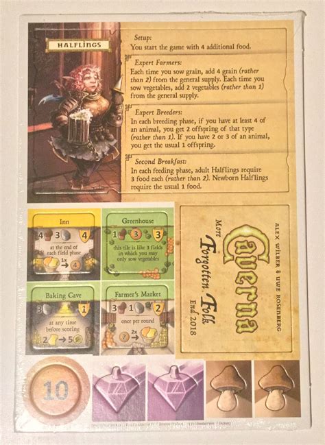 Expans O Caverna The Forgotten Folk Halflings Promo Compara Jogos