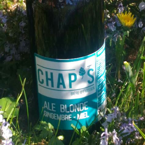 Bière de dégustataion CHAP S Ale blonde gingembre miel