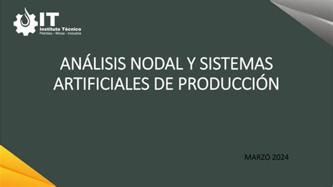 Curso Analisis Nodal Y Levantamiento Artificial Pdf