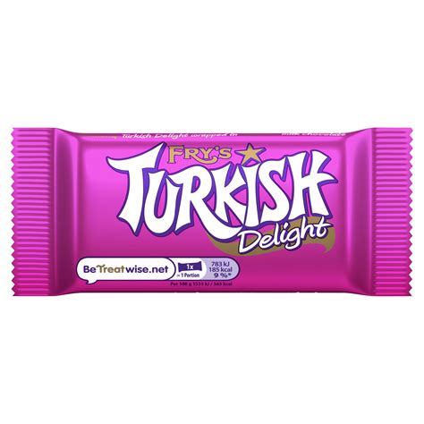 Fry S Turkish Delight Chocolate Bar G Single Chocolate Bars Bags