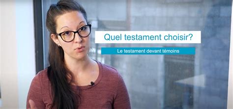 Quel testament choisir Le testament olographe Vidéo Éducaloi