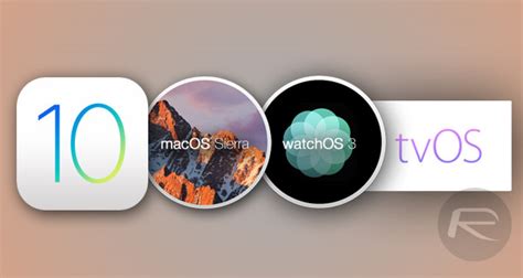 Release Date Of IOS 10 MacOS Sierra WatchOS 3 TvOS 10 Announced