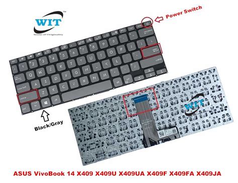 Laptop Keyboard Or Keypad For Asus Vivobook X X F X