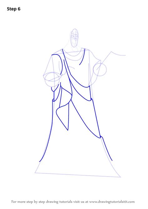 Learn How To Draw Hades From Hercules Hercules Step By Step Drawing