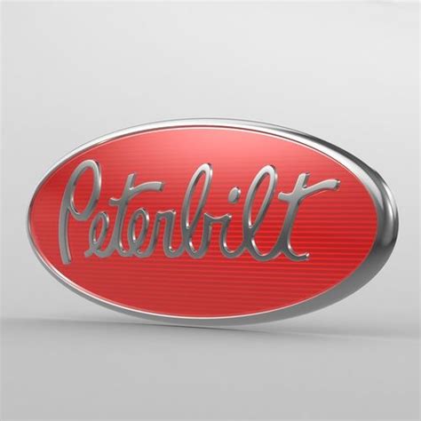 3d Model Peterbilt Logo Cgtrader