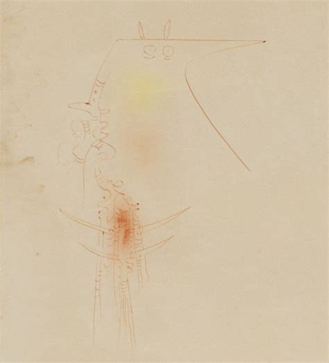 Proantic Wifredo Lam Dessin Original Signé