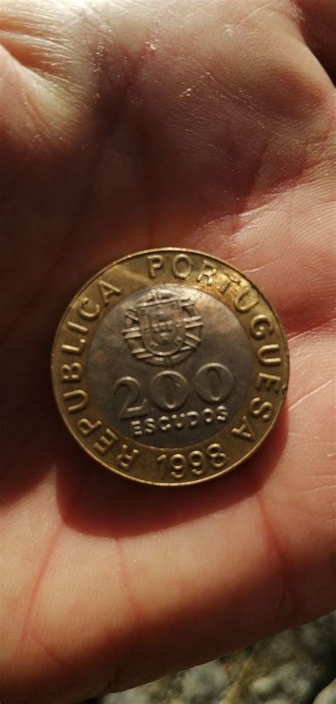 Moeda 200 Escudos 1998 Garcia De Horta Pinheiro Da Bemposta Travanca E