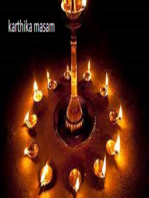 Karthika Masam End Date Telugu Calendar