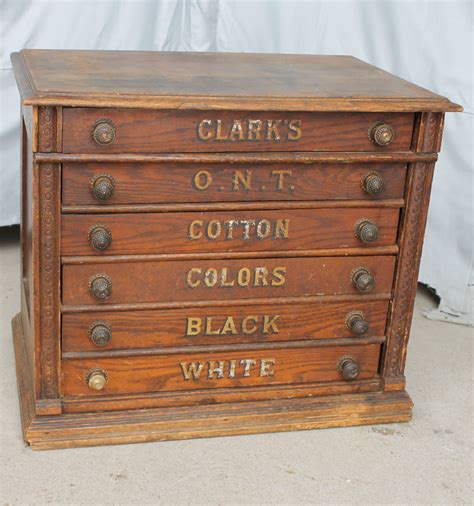 Bargain John S Antiques Blog Archive Clark S Ont Six Drawer Oak Spool